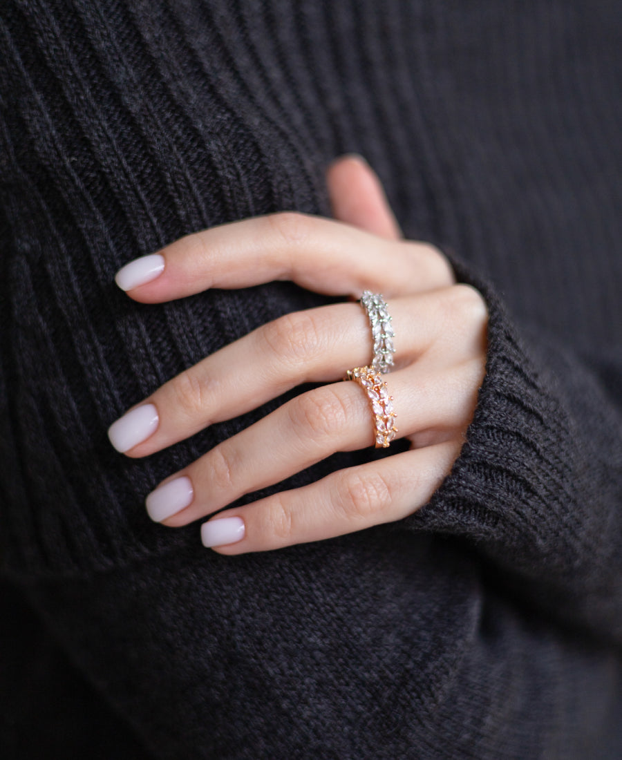 Bague élégante en zirconium – Muse