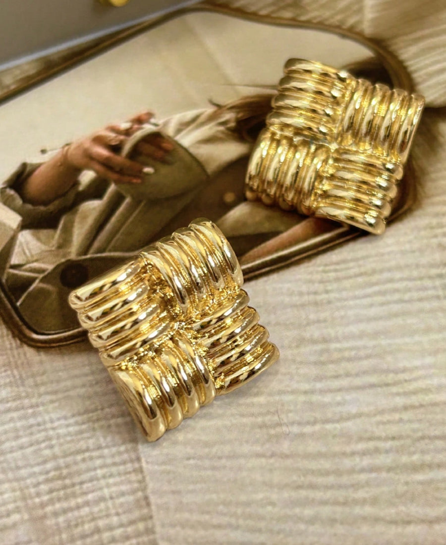 Boucles d'oreilles dorées – Nell