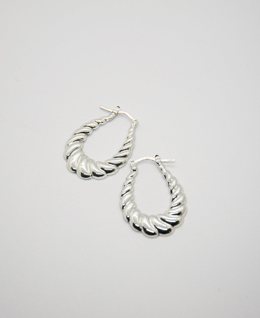 Boucles créoles torsadées - Ellie