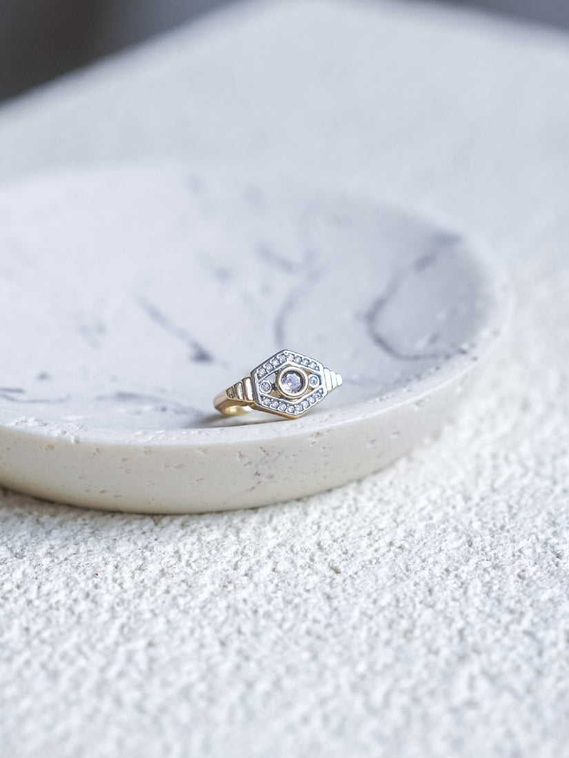 Bague Gaia - Élégance géométrique en trois couleurs