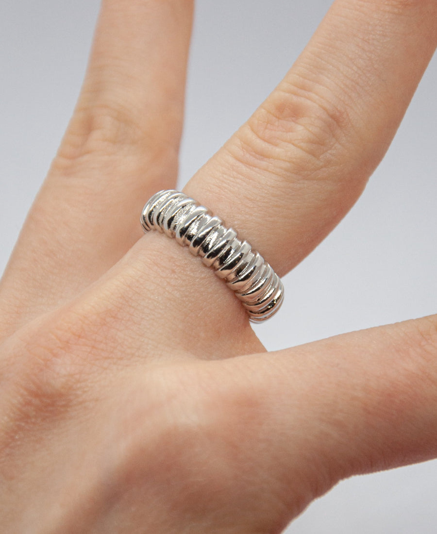Bague épaisse effet anneaux - Mélina
