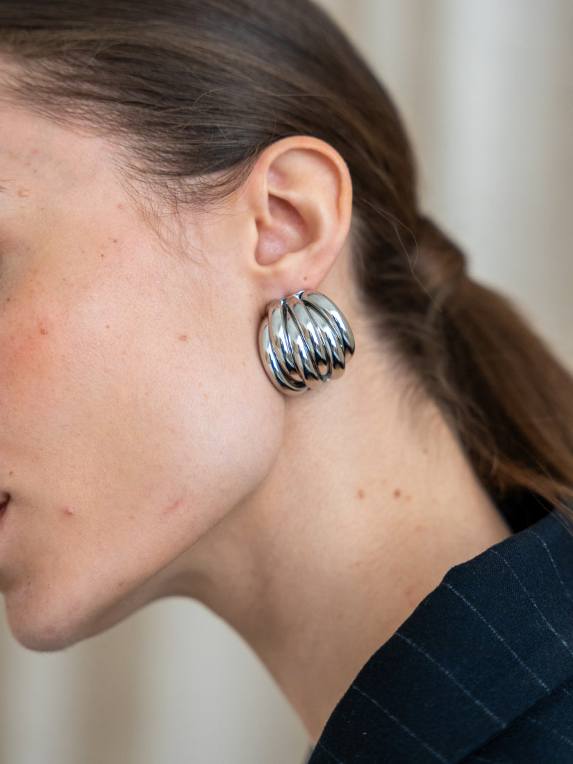 Boucles d’oreilles Corine - maxi volume, esprit vintage