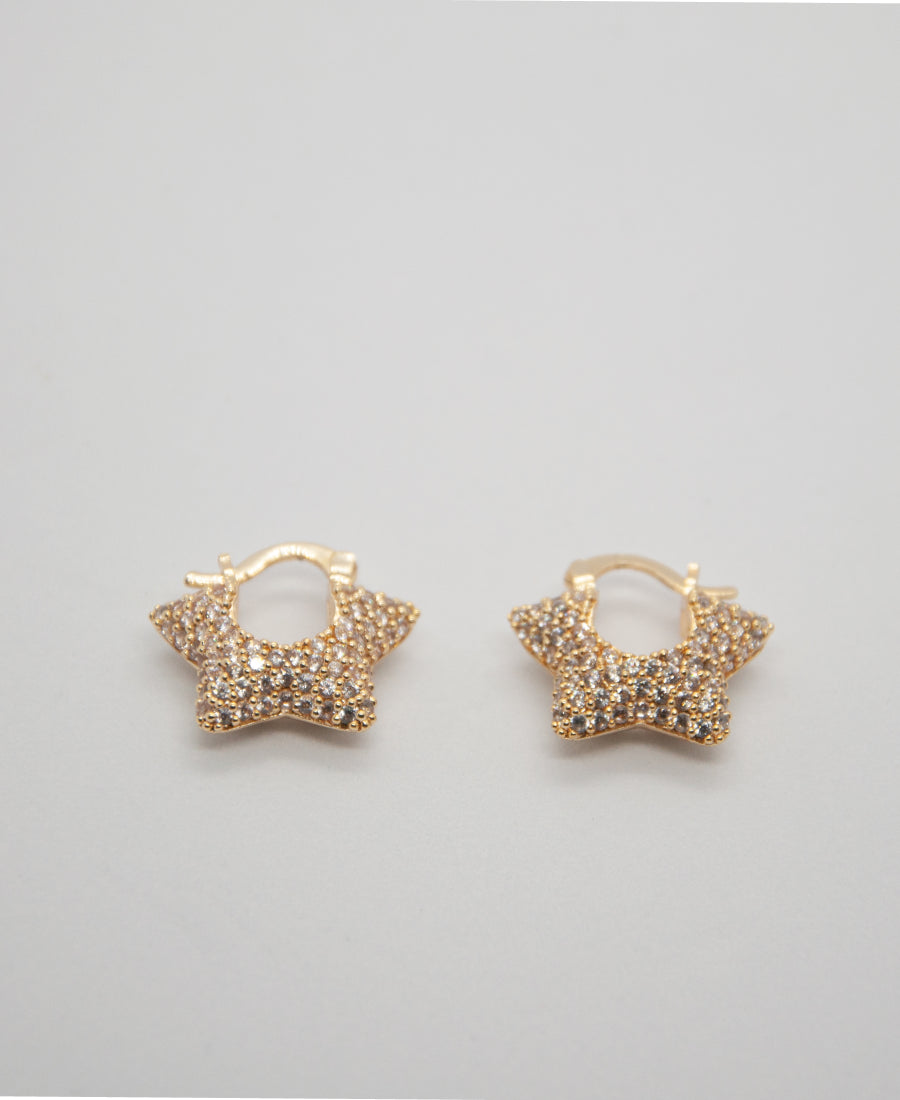 Boucles d'oreilles étoilées scintillantes - Estelle