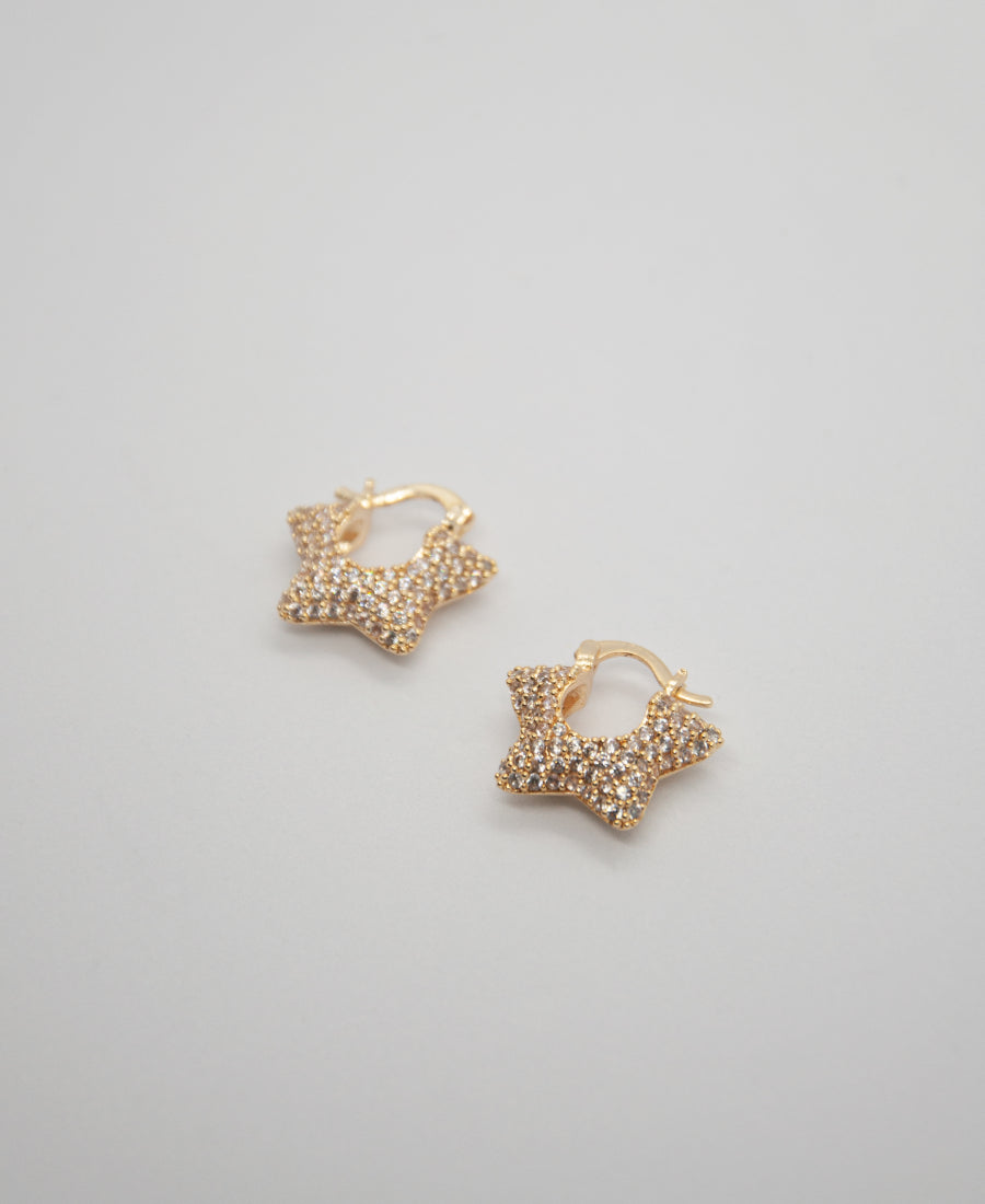 Boucles d'oreilles étoilées scintillantes - Estelle