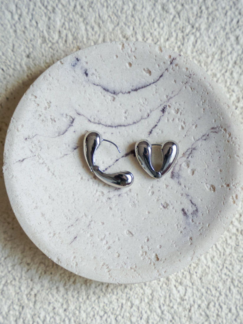 Boucles d'oreilles en forme de cœur - Valentine