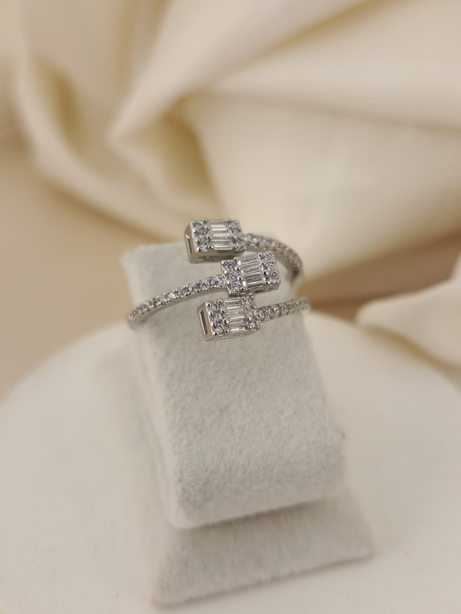 Bague élégante en zirconium - Alizée