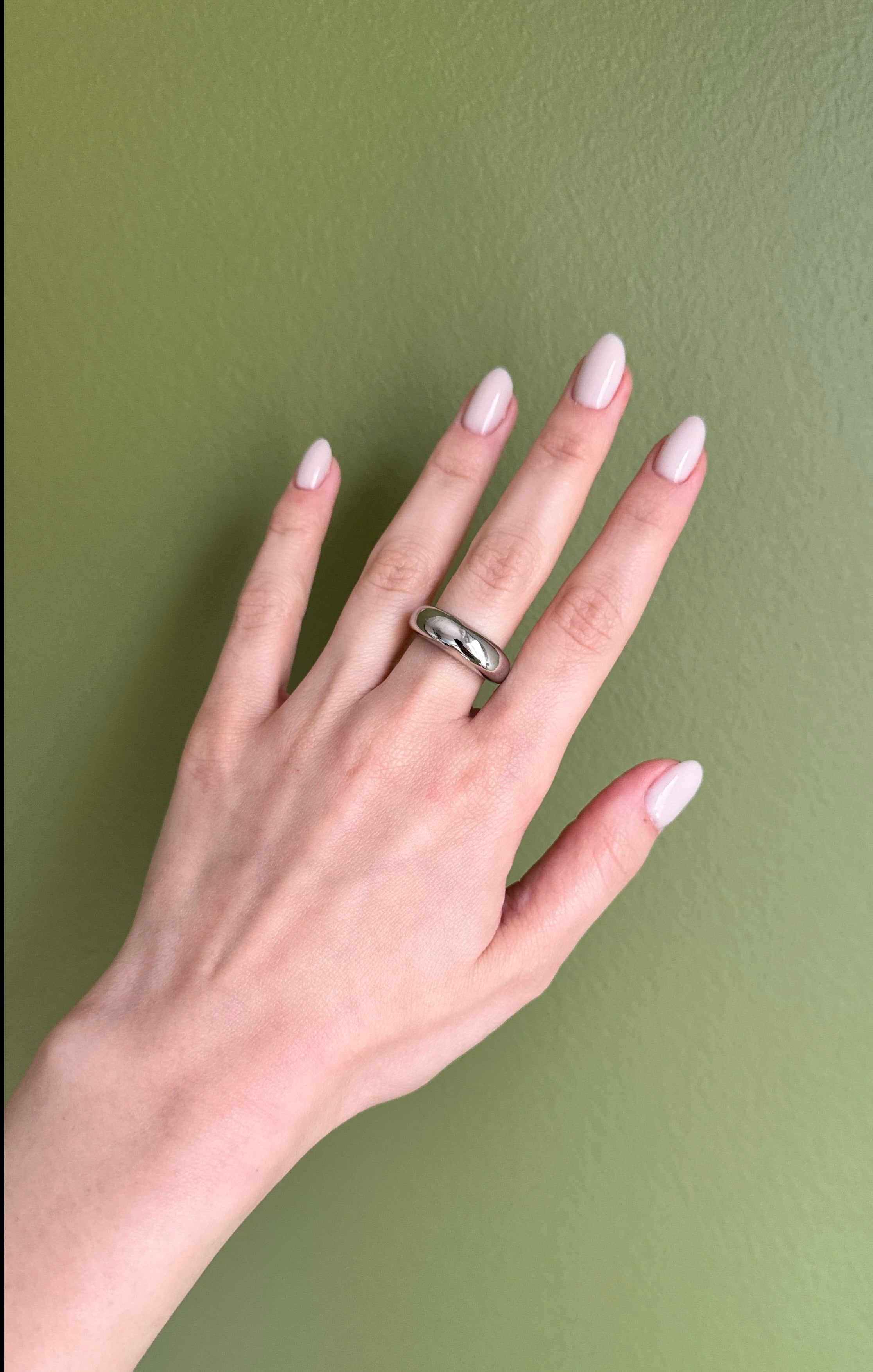 Bague minimaliste argentée - Nola