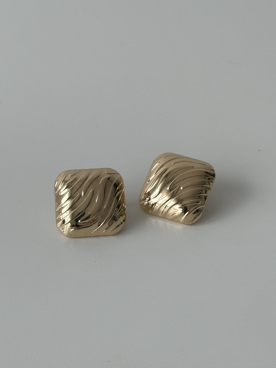 Boucles d'oreilles en acier inoxydable - Sérine