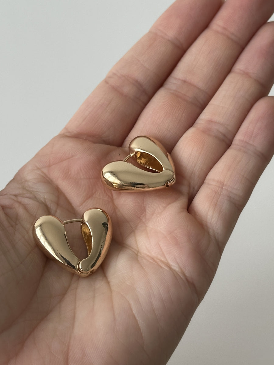 Boucles d'oreilles en forme de cœur - Valentine