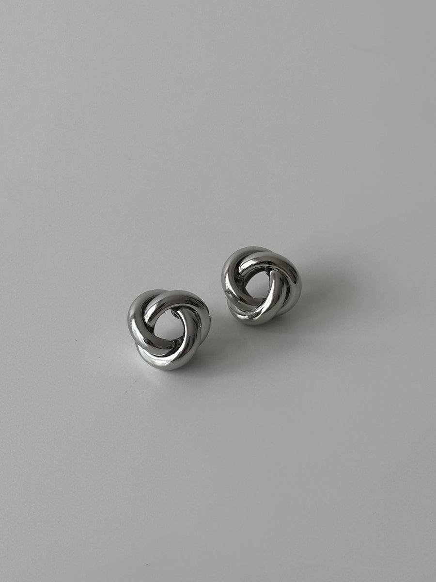 Boucle d'oreilles minimaliste en acier inoxydable - Yasemine