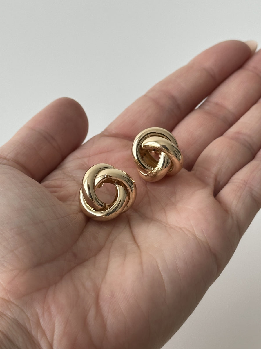 Boucle d'oreilles minimaliste en acier inoxydable - Yasemine