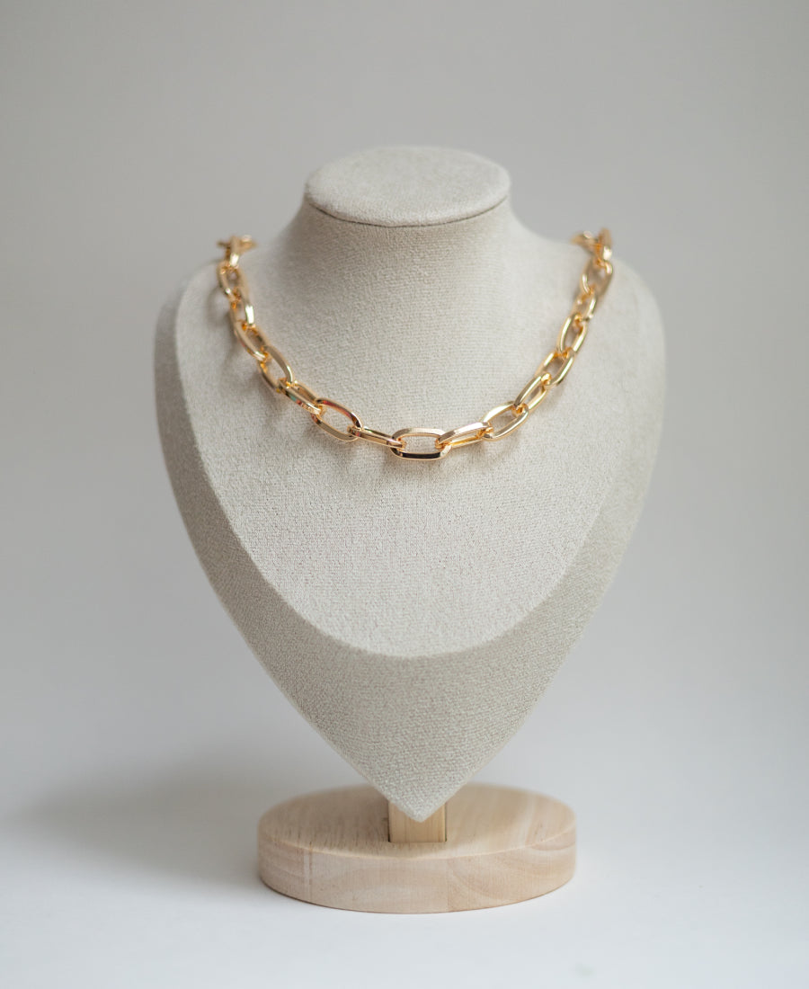 Collier maillons dorés - Zoé