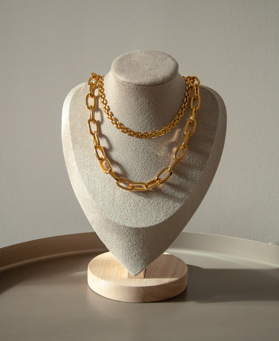 Collier maillons dorés - Zoé