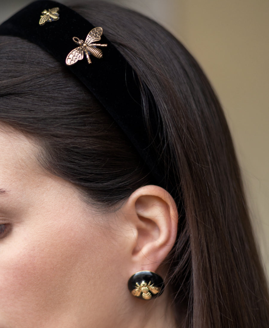 Boucles d’oreilles Maia - Boucles avec motif abeille détaillé