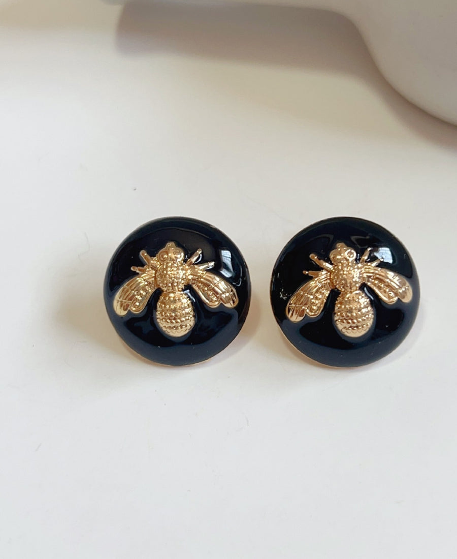 Boucles d’oreilles Maia - Boucles avec motif abeille détaillé