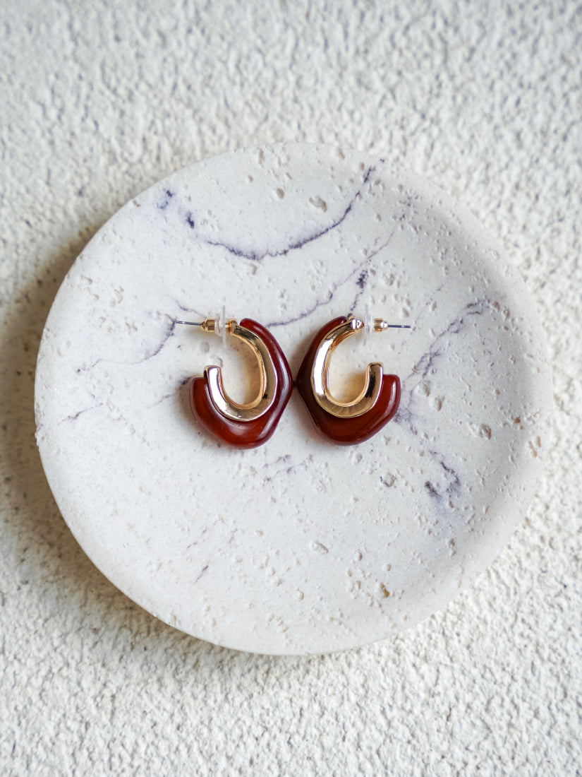 Boucles d’oreilles Kaléa – céramique colorée