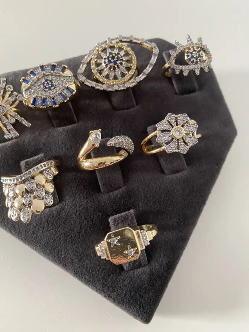 Bague Selis - en laiton plaqué rhodium